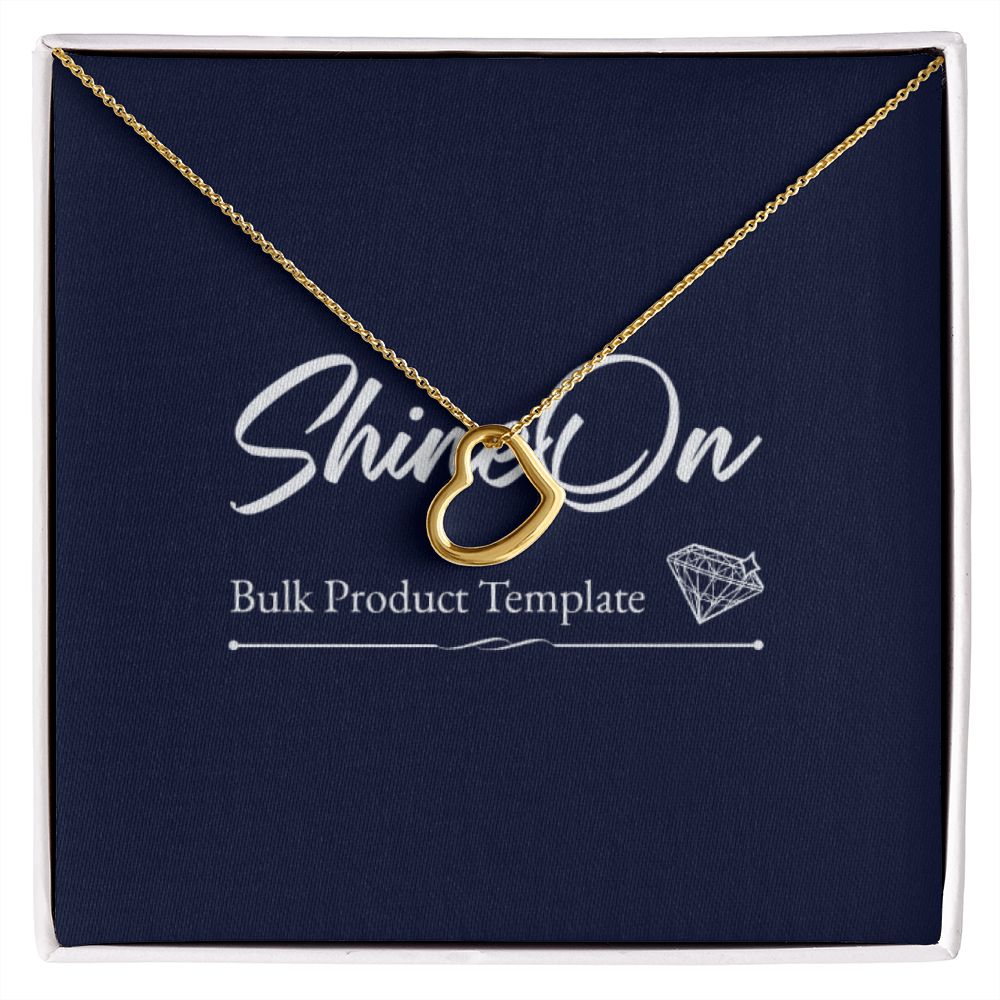 Gold Delicate Heart Necklace