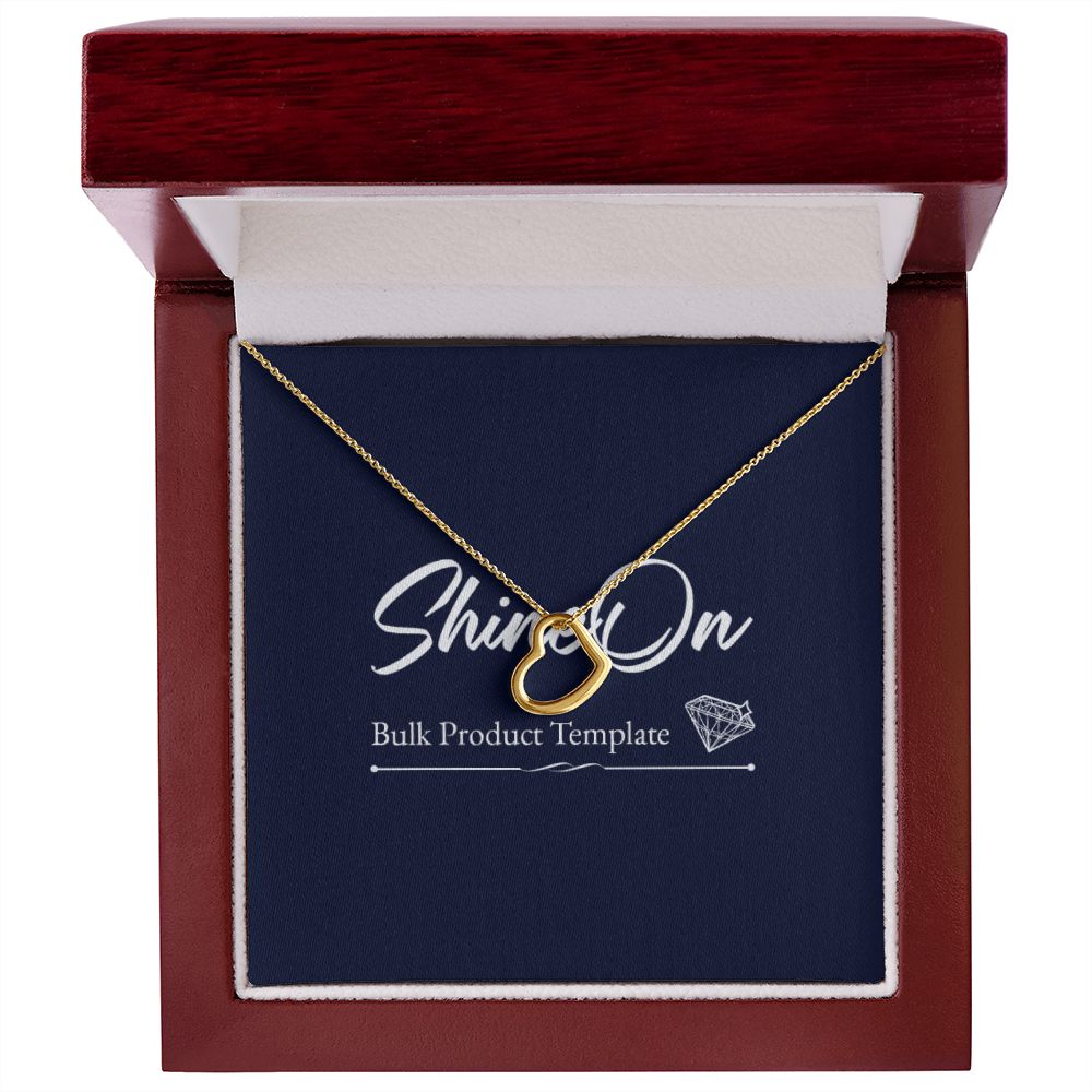 Gold Delicate Heart Necklace